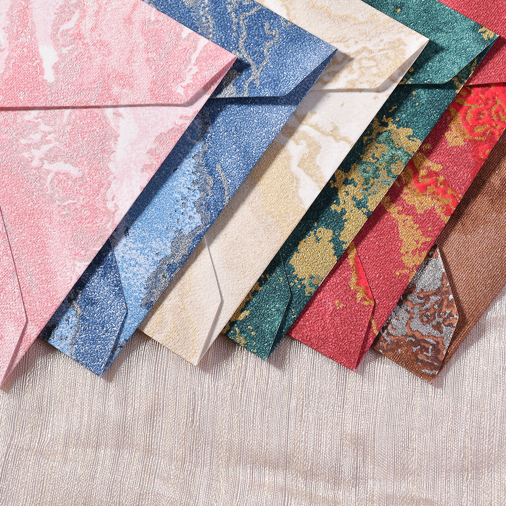 Vintage Gilded Embossed Specialty Paper Stationery Set, Chinese Style Love Letter Envelopes, Wax Seal Envelopes, Invitations & Postcards